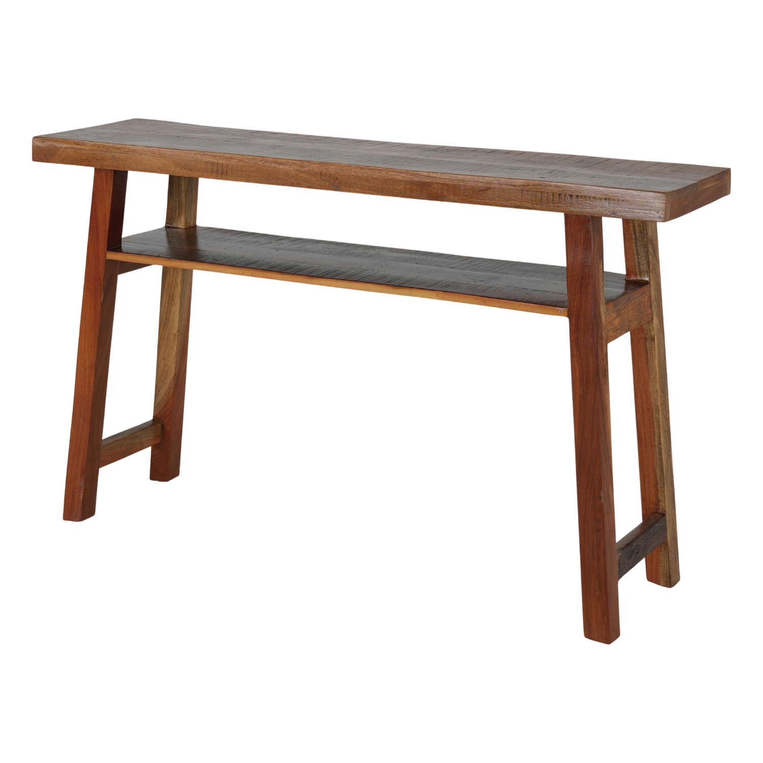 CONSOLA DE MADERA DORSET estilo Rústico. 3/4
