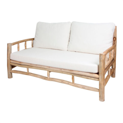 PANCA IN LEGNO PANIOL CON CUSCINI