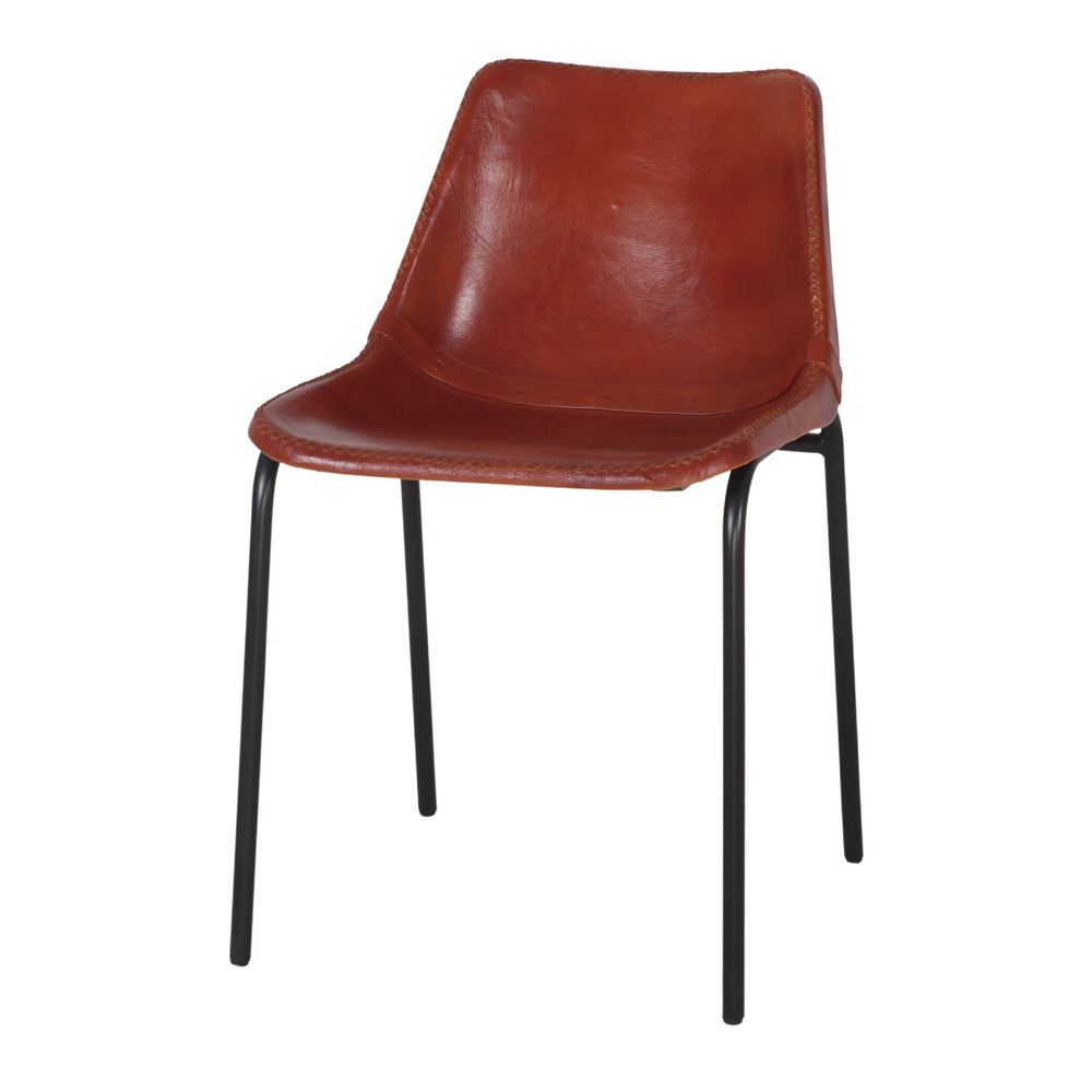 SILLA DE PIEL MALI estilo industrial 1