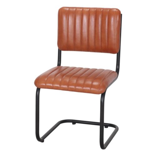 SILLA DE PIEL MOXIES , de estilo Mid Century 1