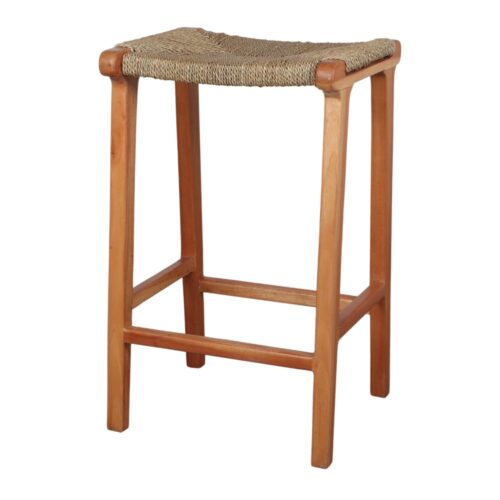 SGABELLO SANDY HIGH IN LEGNO E FIBRA