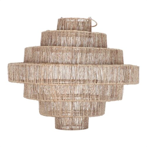 PANTALLA LÁMPARA DE RATÁN BOMON estilo Mediterráneo 1