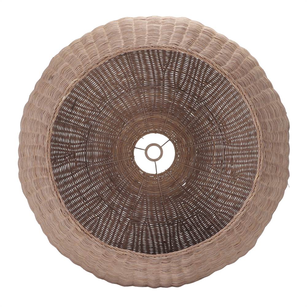 PANTALLA LÁMPARA DE RATÁN GRANY estilo Mediterráneo. 4