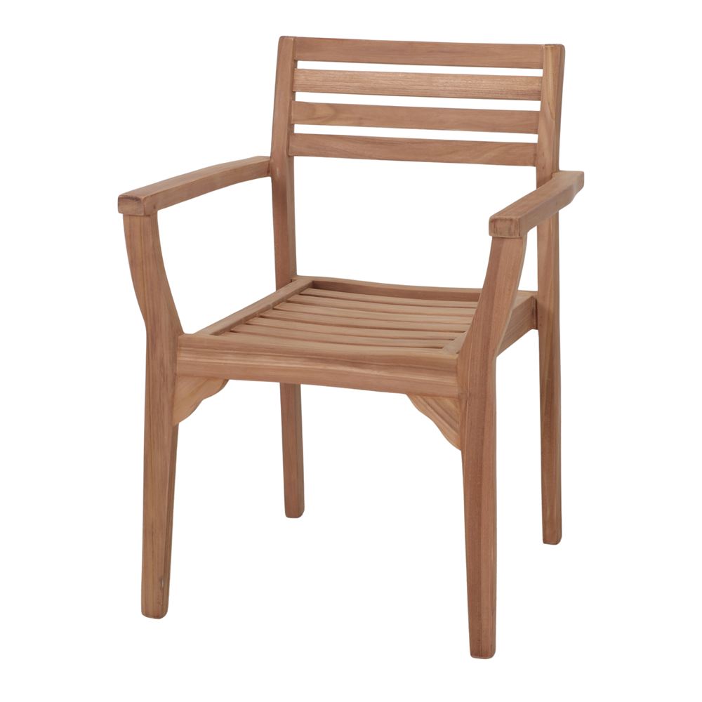 SILLA DE MADERA NIXON estilo Mediterráneo.