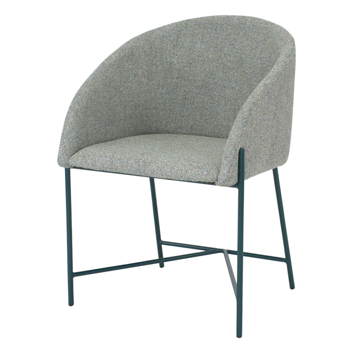 SILLA TAPIZADA PEONIA estilo Contemporáneo. Menta