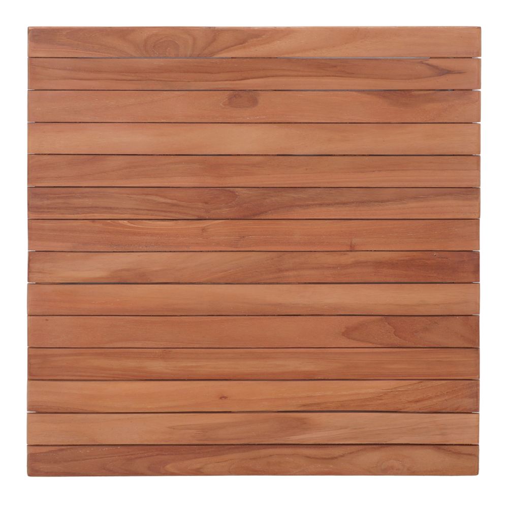 TAPA DE MADERA DE TEKA MEZAN cuadrada