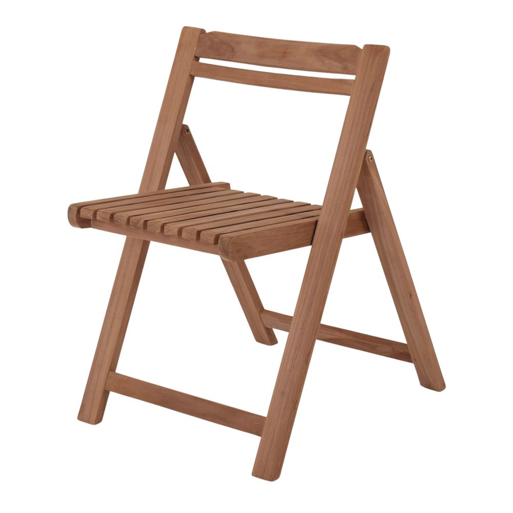 SILLA DE MADERA PLEGABLE BALKAN estilo Mediterráneo. 1