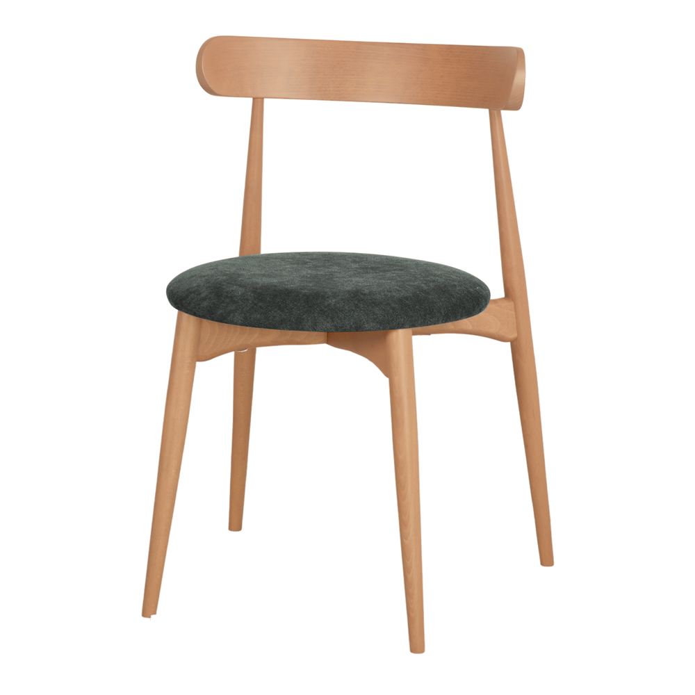 SILLA DE MADERA ANDEMIA estilo Mid Century. 2