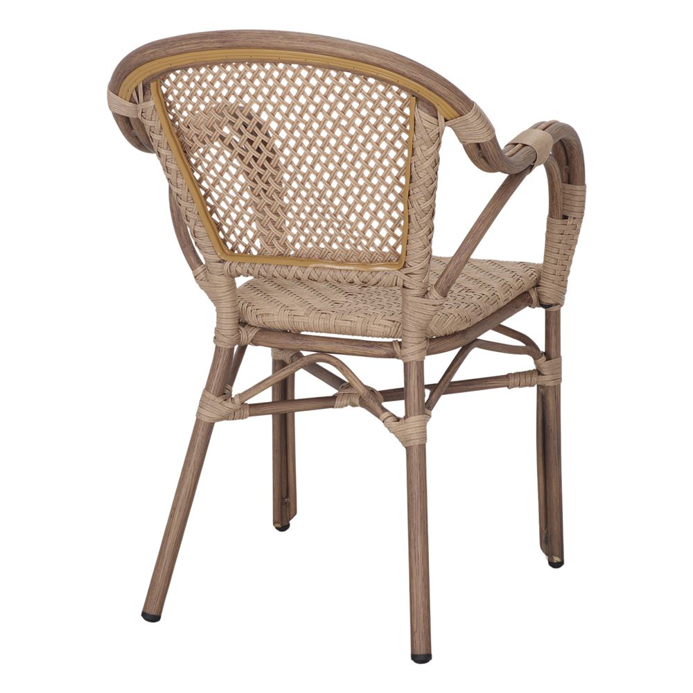 SILLA DE RATÁN SINTÉTICO BACIO estilo Bistró. 4