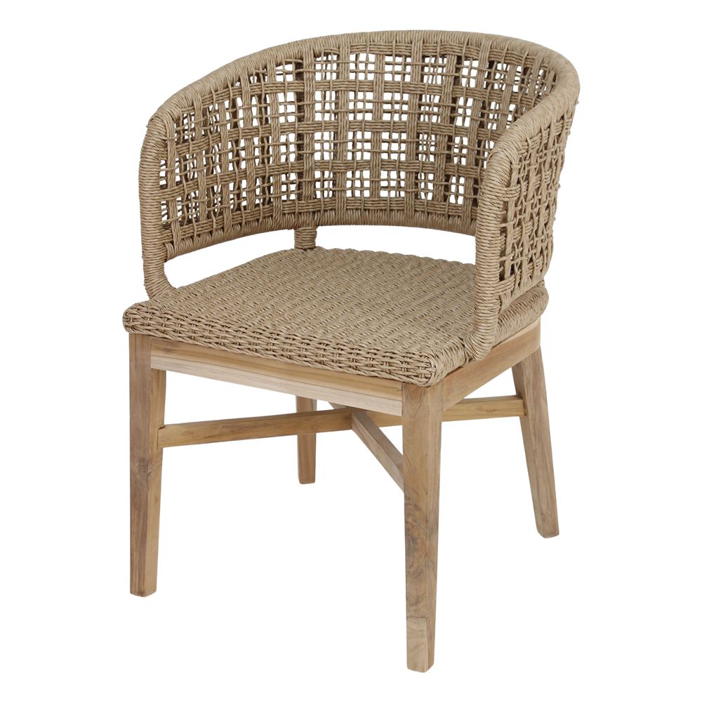 SILLA DE MADERA WISLA estilo Mediterráneo. 1