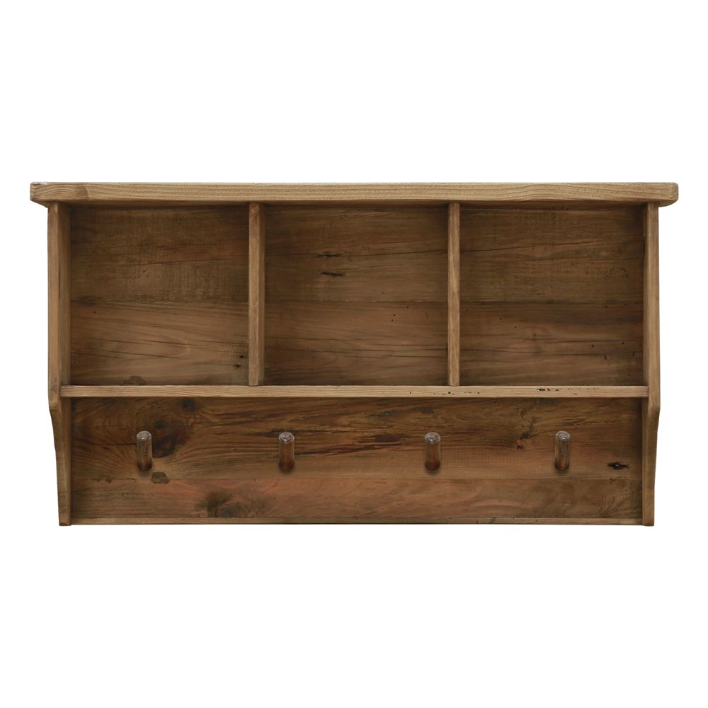 ESTANTERÍA DE MADERA KARLAXY estilo Rústico