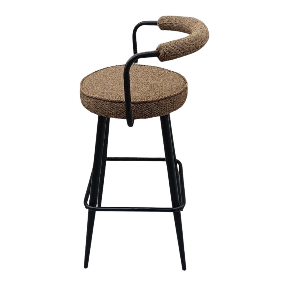 misterwils-taburete-metal-negro-tapizado-KESSEL MOKA-2 SGABELLO ALTO IMBOTTITO IN METALLO KESSEL - immagine 4