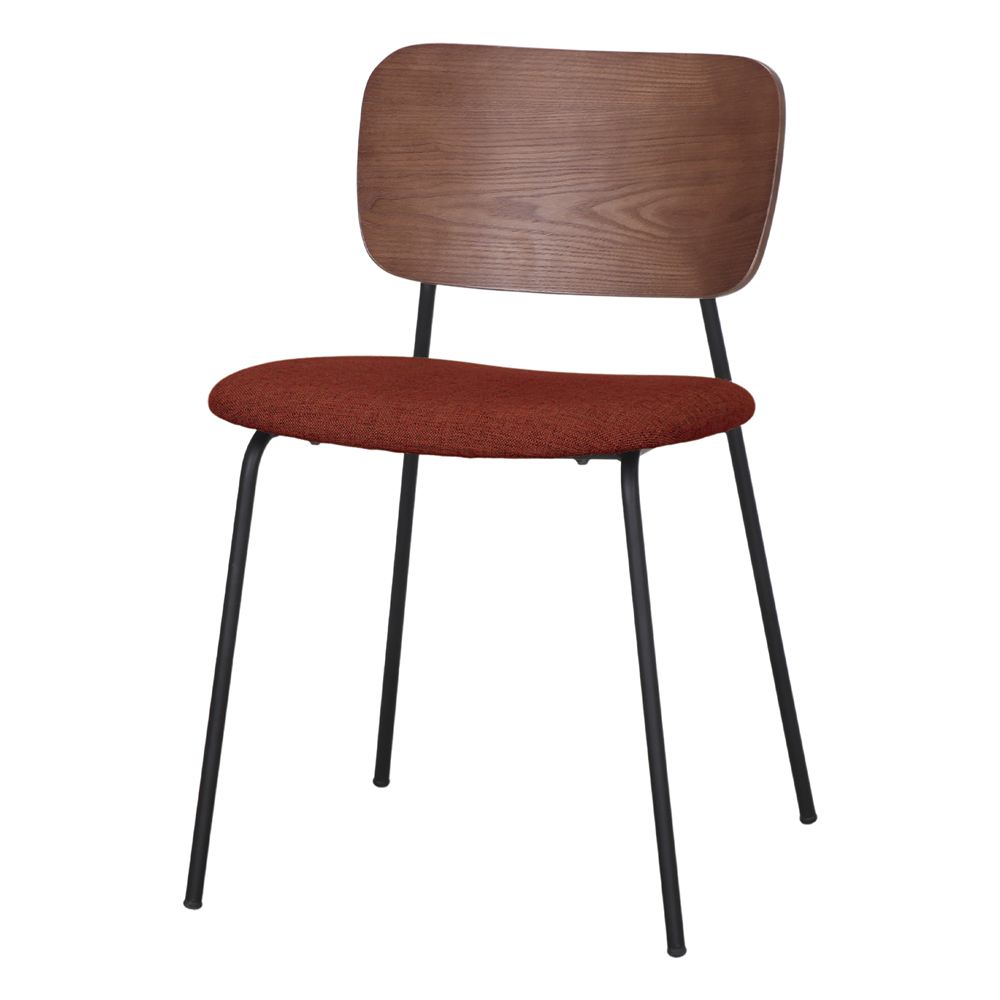 SILLA TAPIZADA ALDERY estilo Mid Century 1