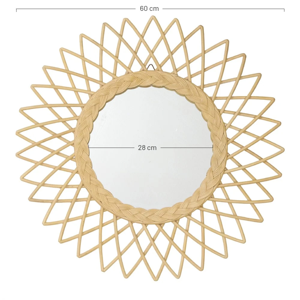 ESPEJO SUNFLOWER cotas