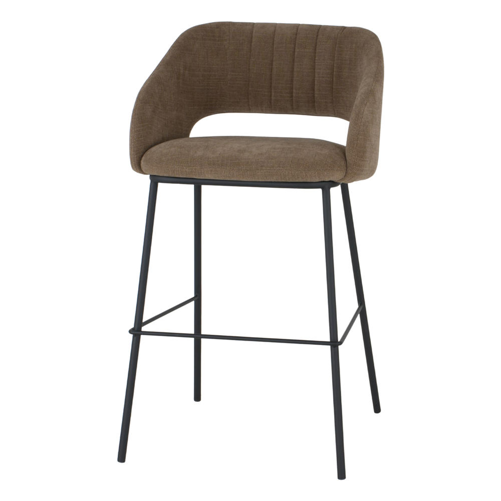 TABURETE ALTO TAPIZADO RIVOLI estilo contemporáneo