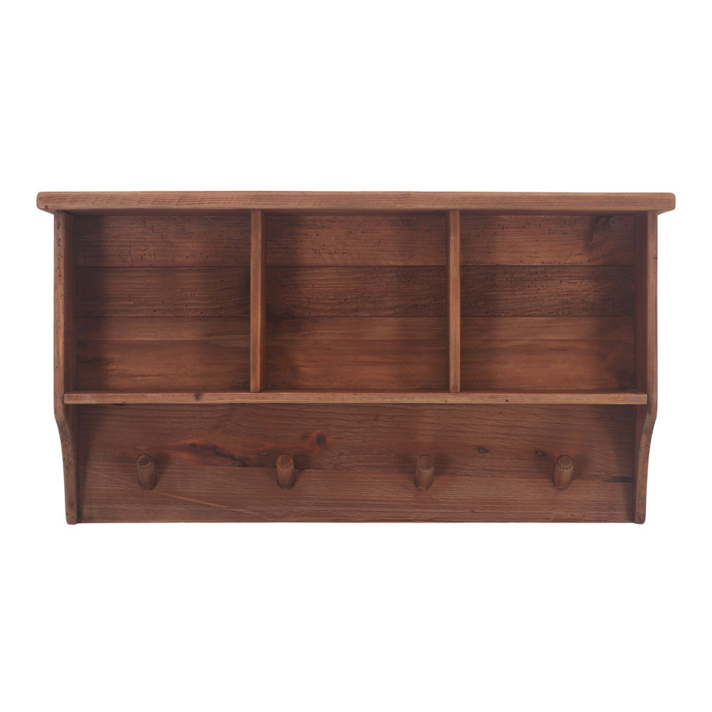 RACK IN LEGNO KARLAXY in stile rustico