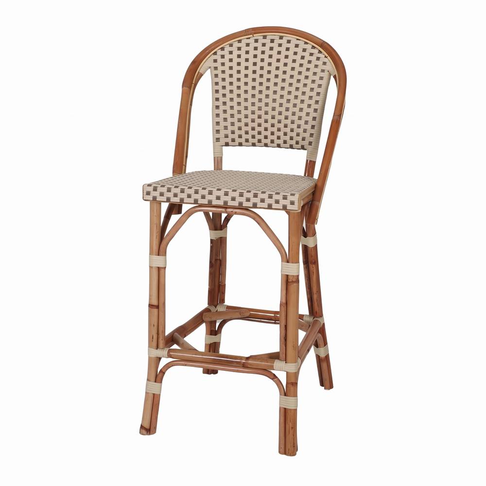 misterwils-taburete-de-cocina-anjou Taburete de cocina Anjou, de estilo Bistró.
Estructura de ratán natural.
Asiento y respaldo en médula de ratán sintético.
No válido para exterior.